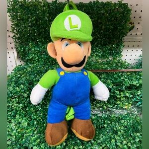 Luigi plush backpack